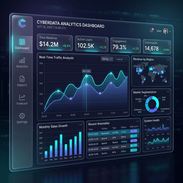 CyberData Analytics Dashboard